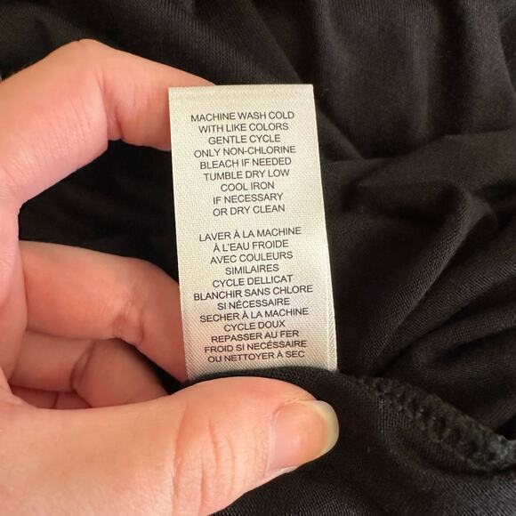 Tahari Women’s Small Black Mock‎ Neck Long Sleeve Top Stretch Viscose NWT - Picture 9 of 9